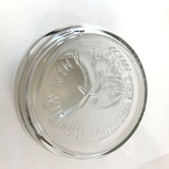 Slim Chickens Mason Jar Glass with Lid Embossed Logo 12 OZ - Picture 2 of 3